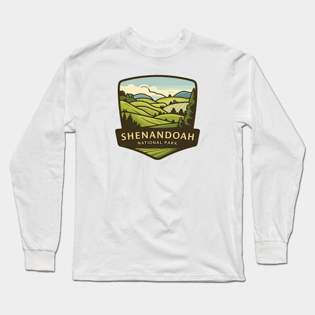 Shenandoah National Park Virginia Long Sleeve T-Shirt by Perspektiva